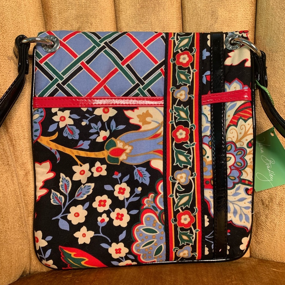 Vera Bradley Flipster Versailles Crossbody Purse Excellent Condition - Picture 2 of 3
